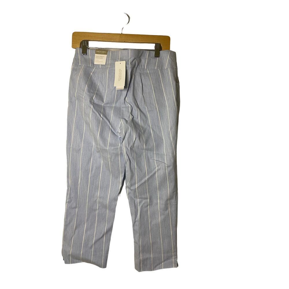 Chico's perfect stretch josie slim capri chambray size 0 - Picture 2 of 6